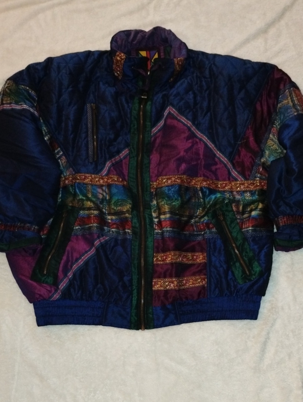 Vintage Komitor Brocade Windbreaker Jacket